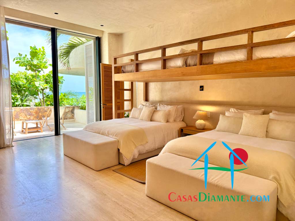 Real Diamante Del Mar Casa Palapas - Recámara tres 4